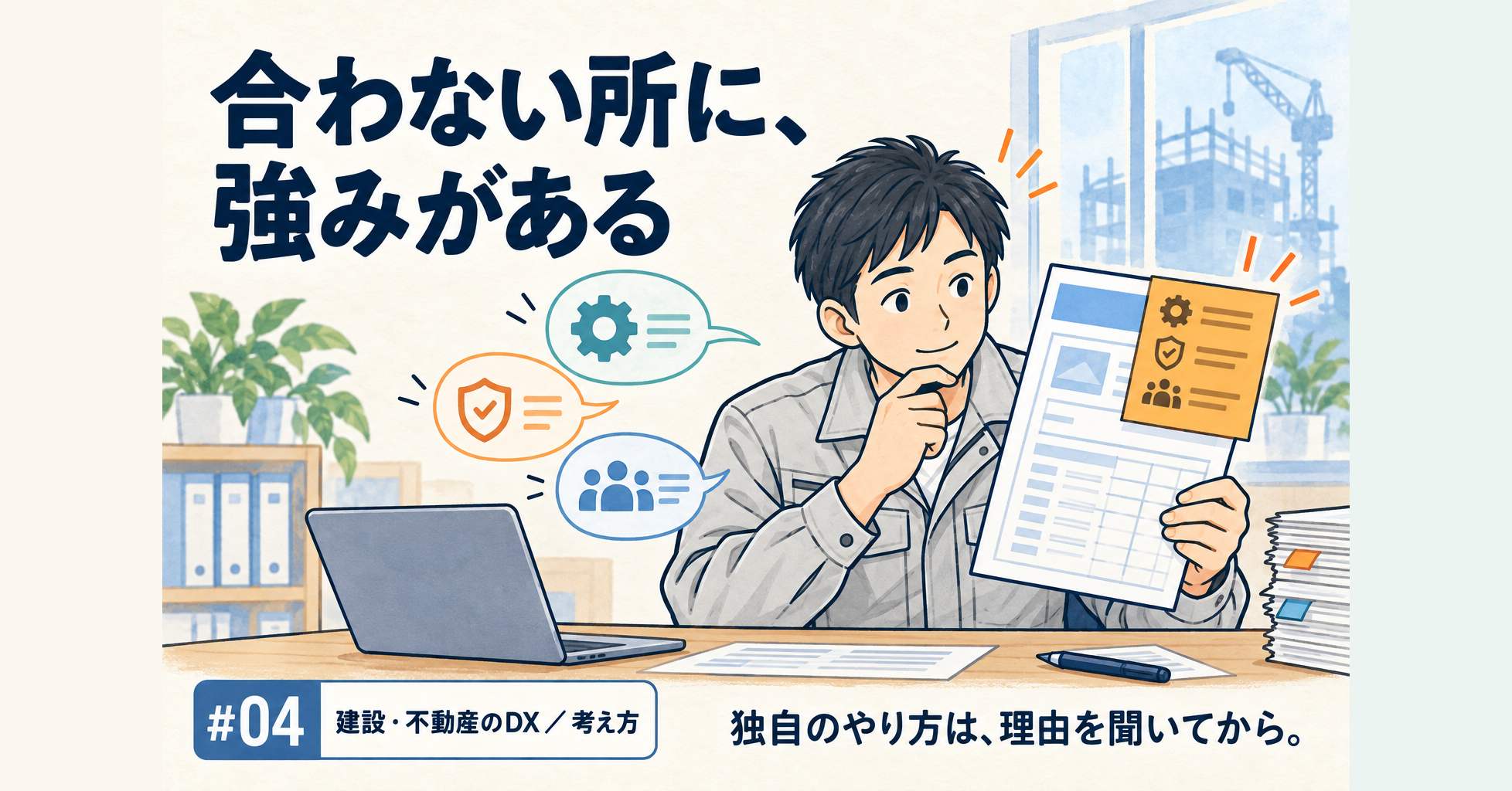 【考え方】既製品のシステムで合わない部分を我慢するのをやめたら、そこがその会社の強みだった話
